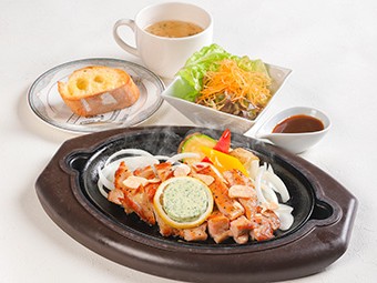 ガーリックバターグリルチキン