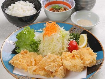 鶏のから揚げ膳